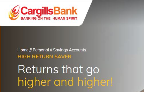 Cargills Bank Ltd High Return Saver Fixed Deposit